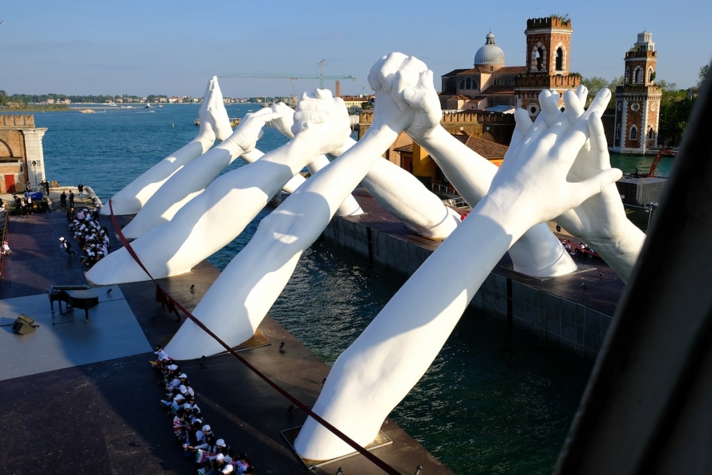 Venice Sculpture by Lorenzo Quinn