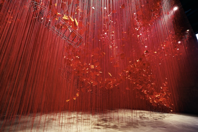 Thread Installation by Chiharu Shiota